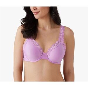 Wacoal Women’s Lace Trim Lavender - Size 34D Softy Styled Underwire Bra